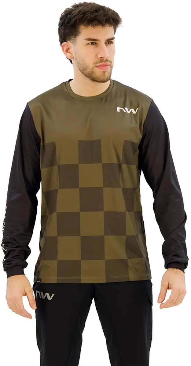 Northwave Sharp Langarm Enduro Trui Groen,Zwart L Man