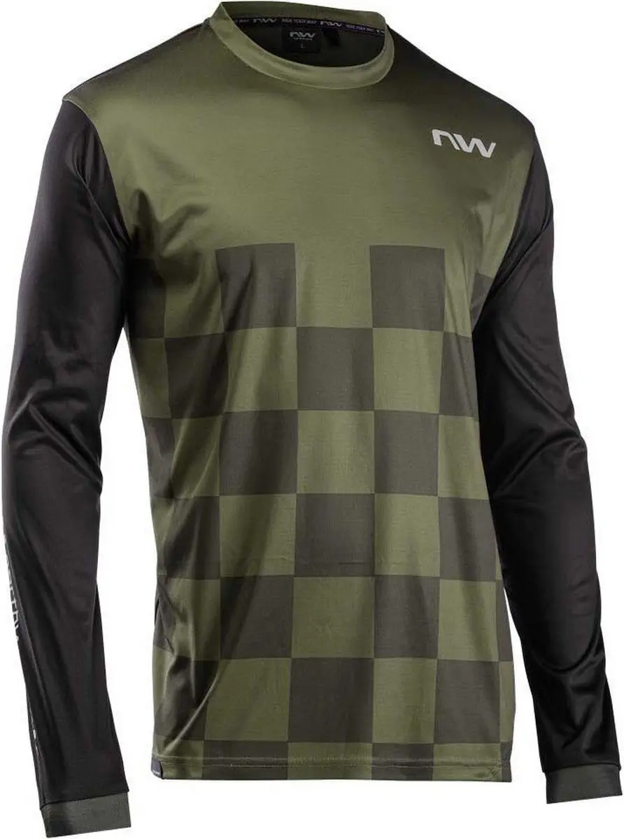 Northwave Sharp Enduro Trui - L - Forest Green/Black - afbeelding 3 van 4