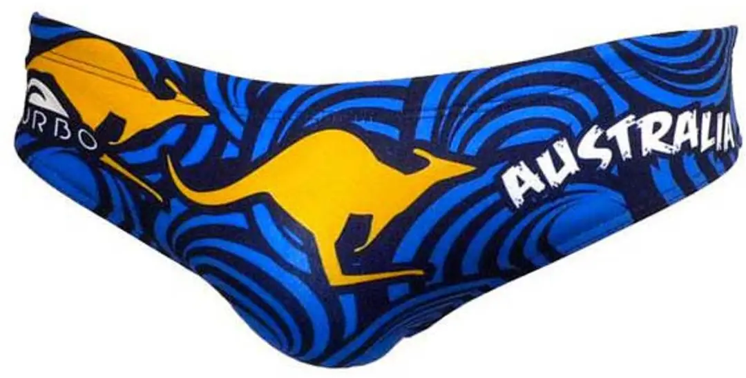 Turbo Australia Zwemslip Blauw S Man
