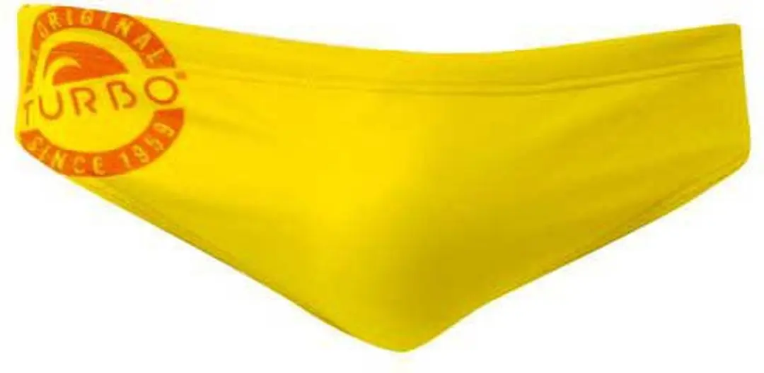 Turbo Basic Zwemslip Geel M Man