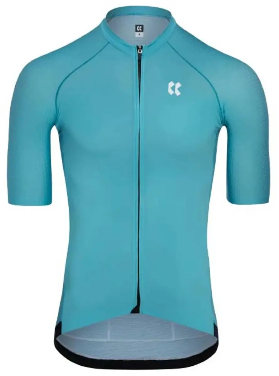 Kalas Passion Z5 Aero Korte Mouw Wielertrui Blauw M+ Man
