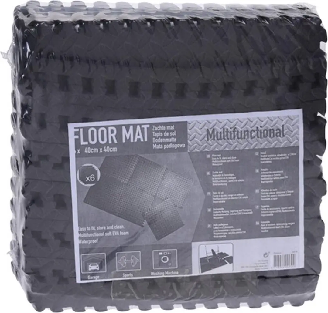 ZWEMBAD ONDERGROND fitness mat Antraciet