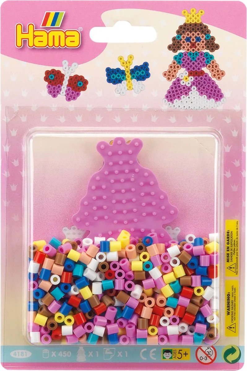 Hama Strijkkralen Set Prinsessen Thema 450 Multicolor