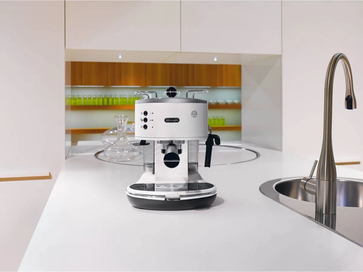 De'Longhi Icona Vintage ECOV311 Pistonmachine - 2 Kopjes - 1,4L - Wit