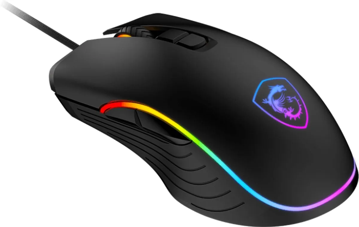 MSI FORGE GM300 Gaming Muis - Zwart
