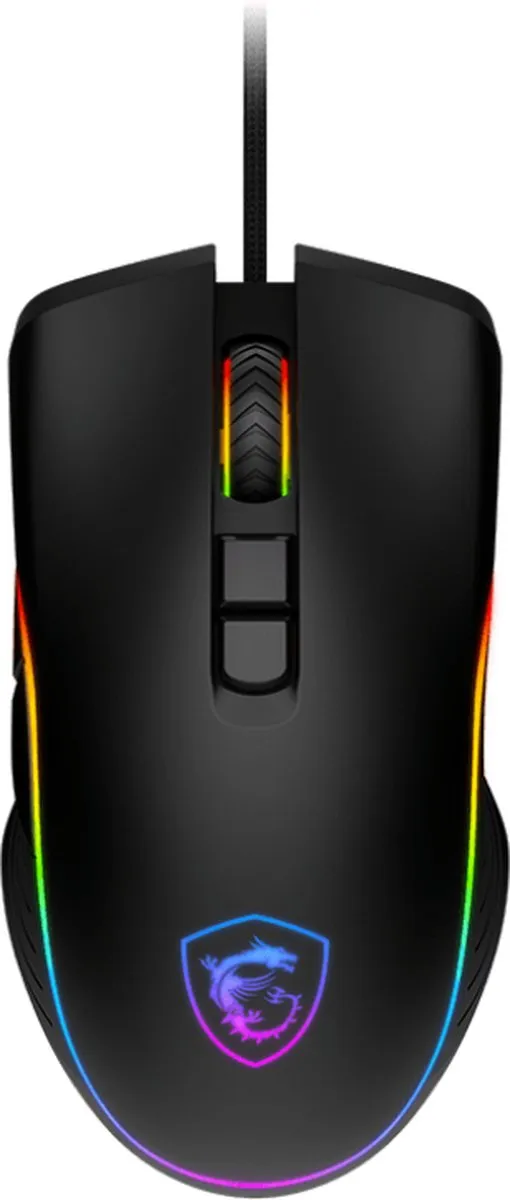 MSI FORGE GM300 Gaming Muis - Zwart