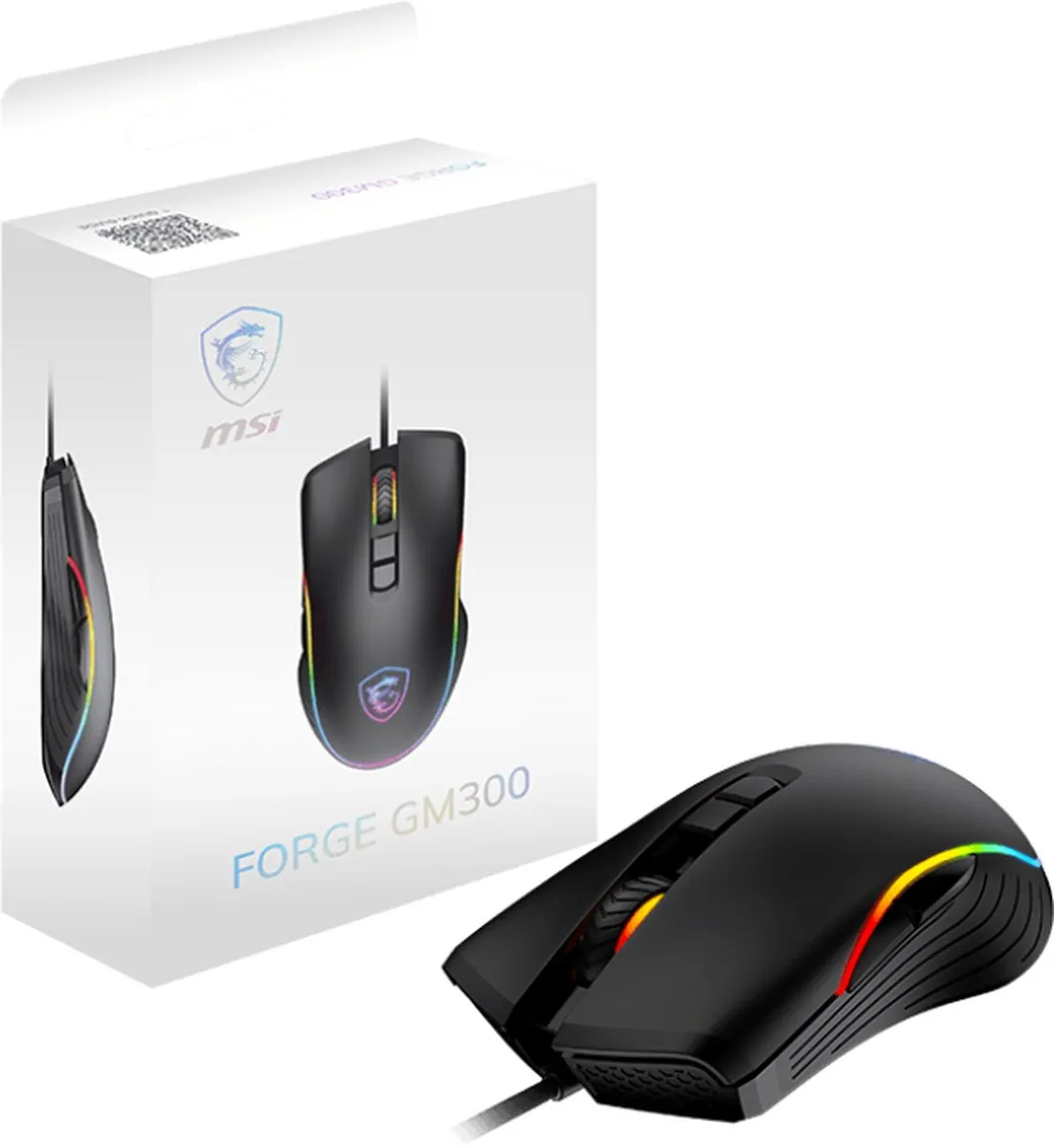 MSI FORGE GM300 Gaming Muis - Zwart - afbeelding 6 van 6