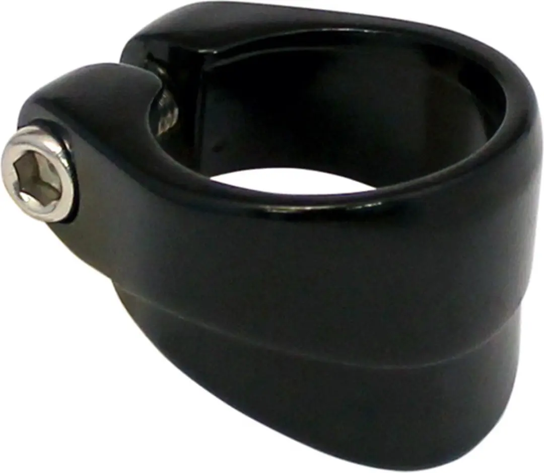 Union zadelpenklem 34.9mm kraag zw