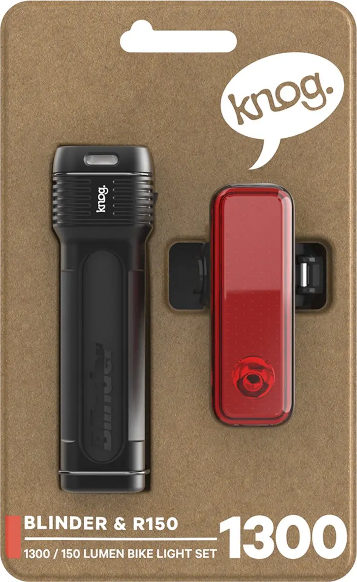 Knog Blinder Pro 1300 / R150 Verlichtingsset - afbeelding 5 van 6