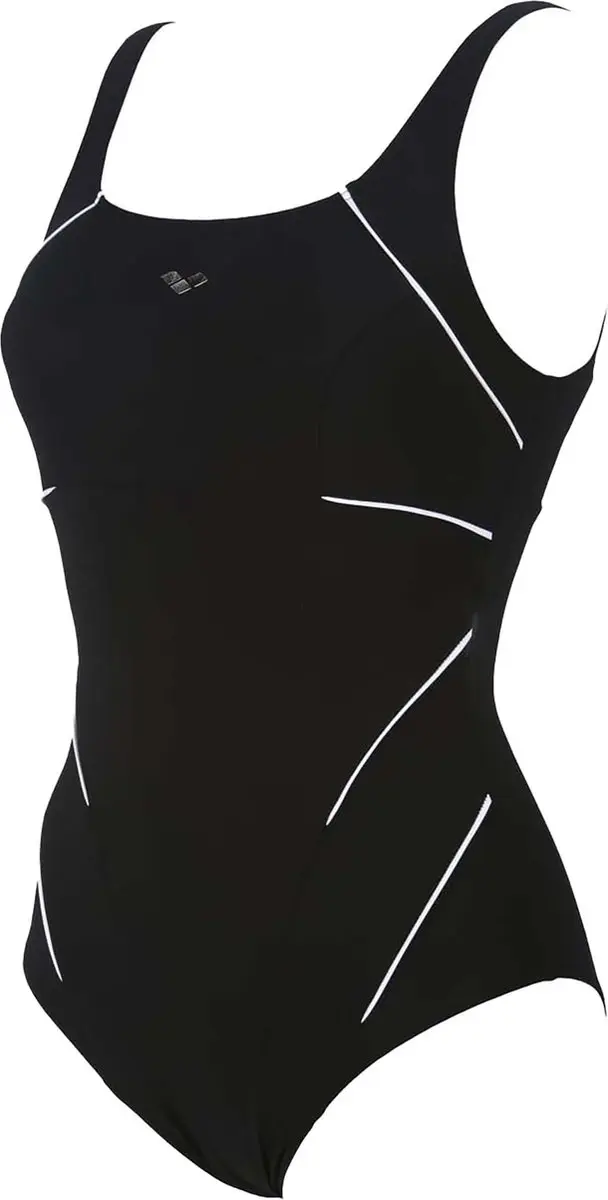 Arena Jewel One Piece R Dames Zwempak - Zwart - 44 - afbeelding 3 van 3