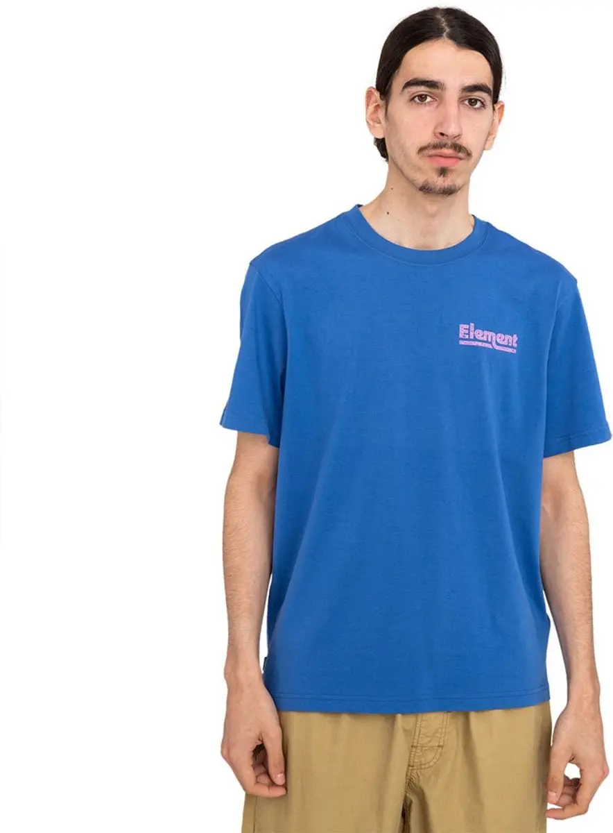 Element Sunup T-shirt Met Korte Mouwen Blauw L Man