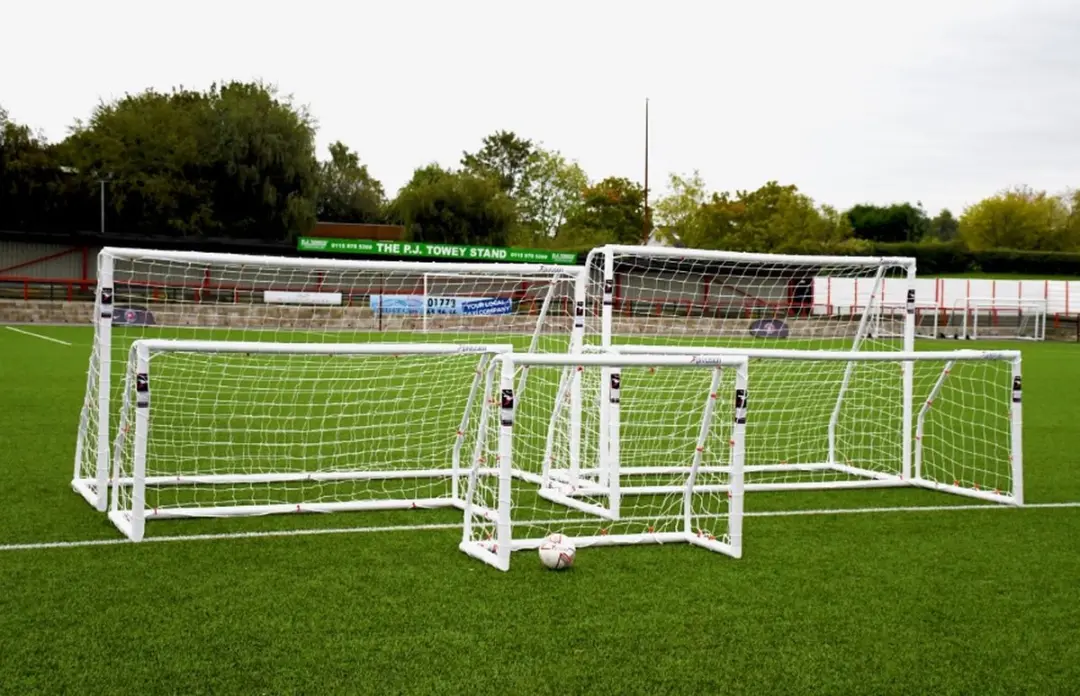 Precision Match 16' x 7' Voetbaldoelnet Wit - afbeelding 2 van 2