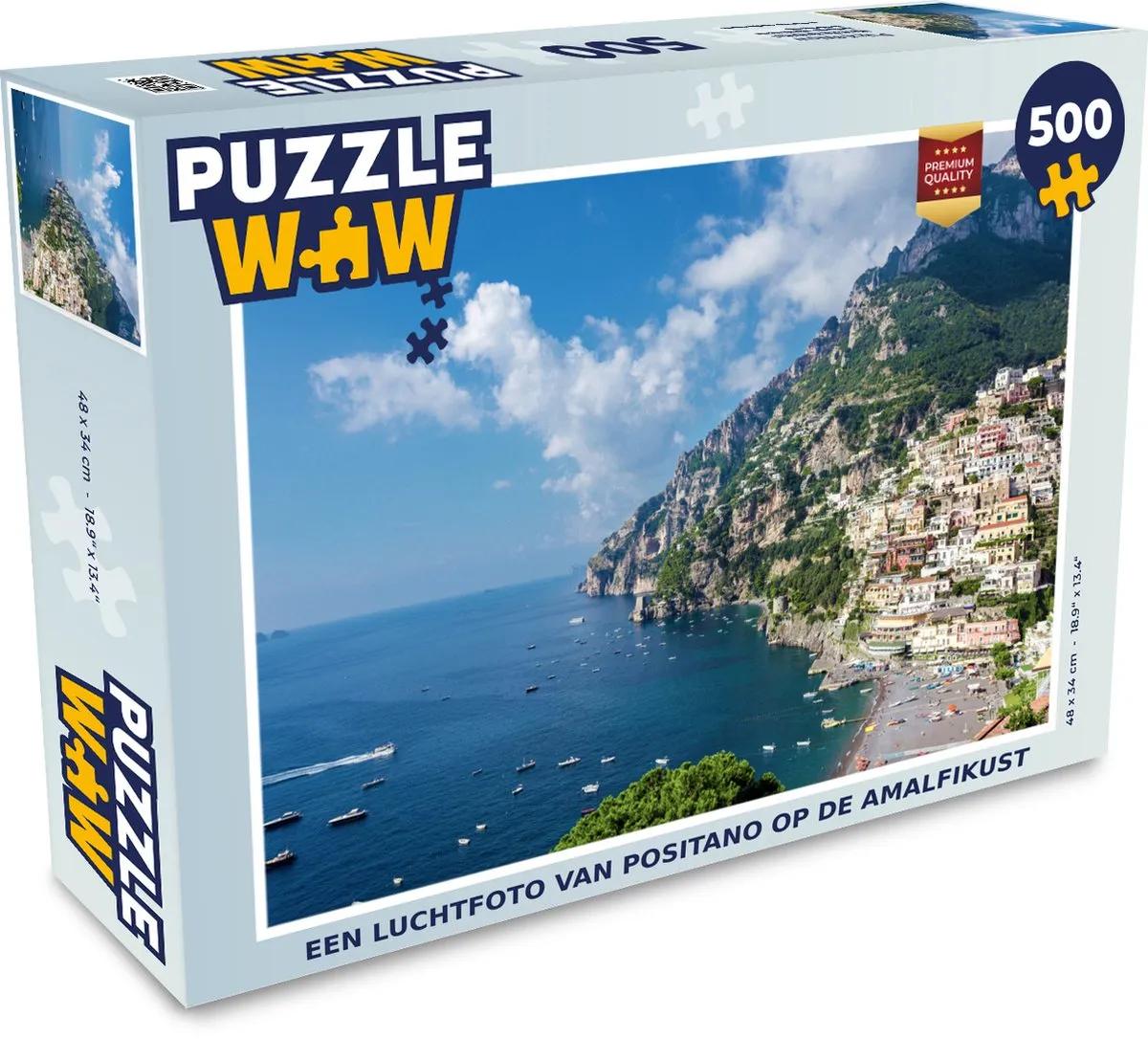 PuzzleWow Positano Legpuzzel 500 Stuks