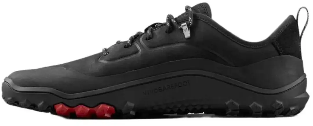 Vivobarefoot Tracker Leather AT Low Wandelschoenen - Zwart - afbeelding 2 van 6