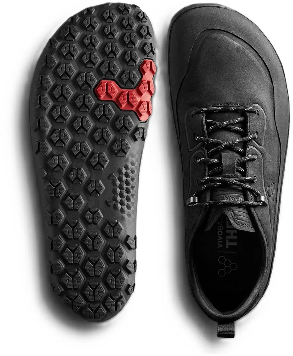 Vivobarefoot Tracker Leather AT Low Wandelschoenen - Zwart - afbeelding 4 van 6