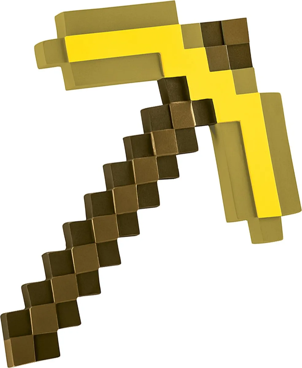 Minecraft Goudgeel Pikhouweel