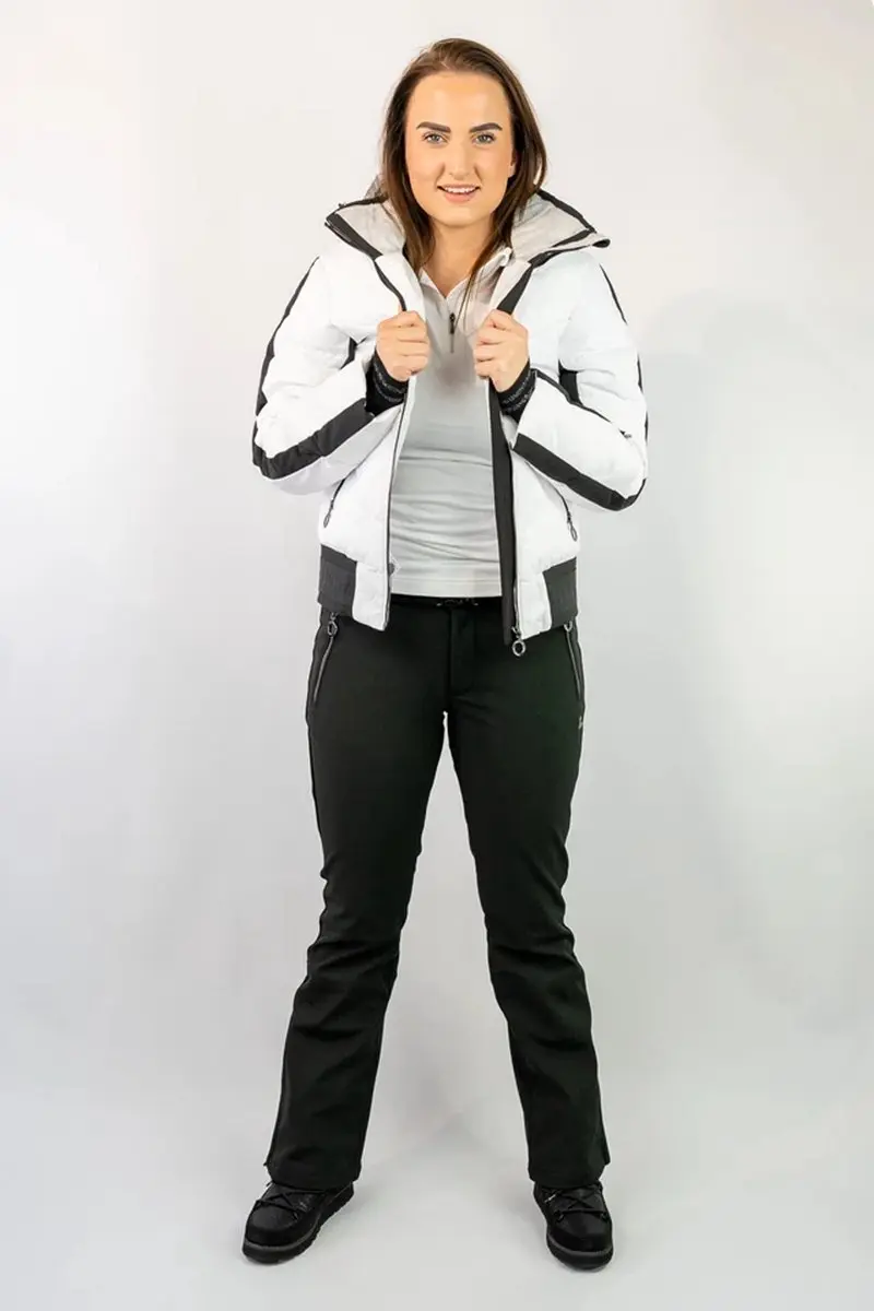 Luhta Joentaus D Softshell broek dames 6XL/52 - Zwart - afbeelding 2 van 6