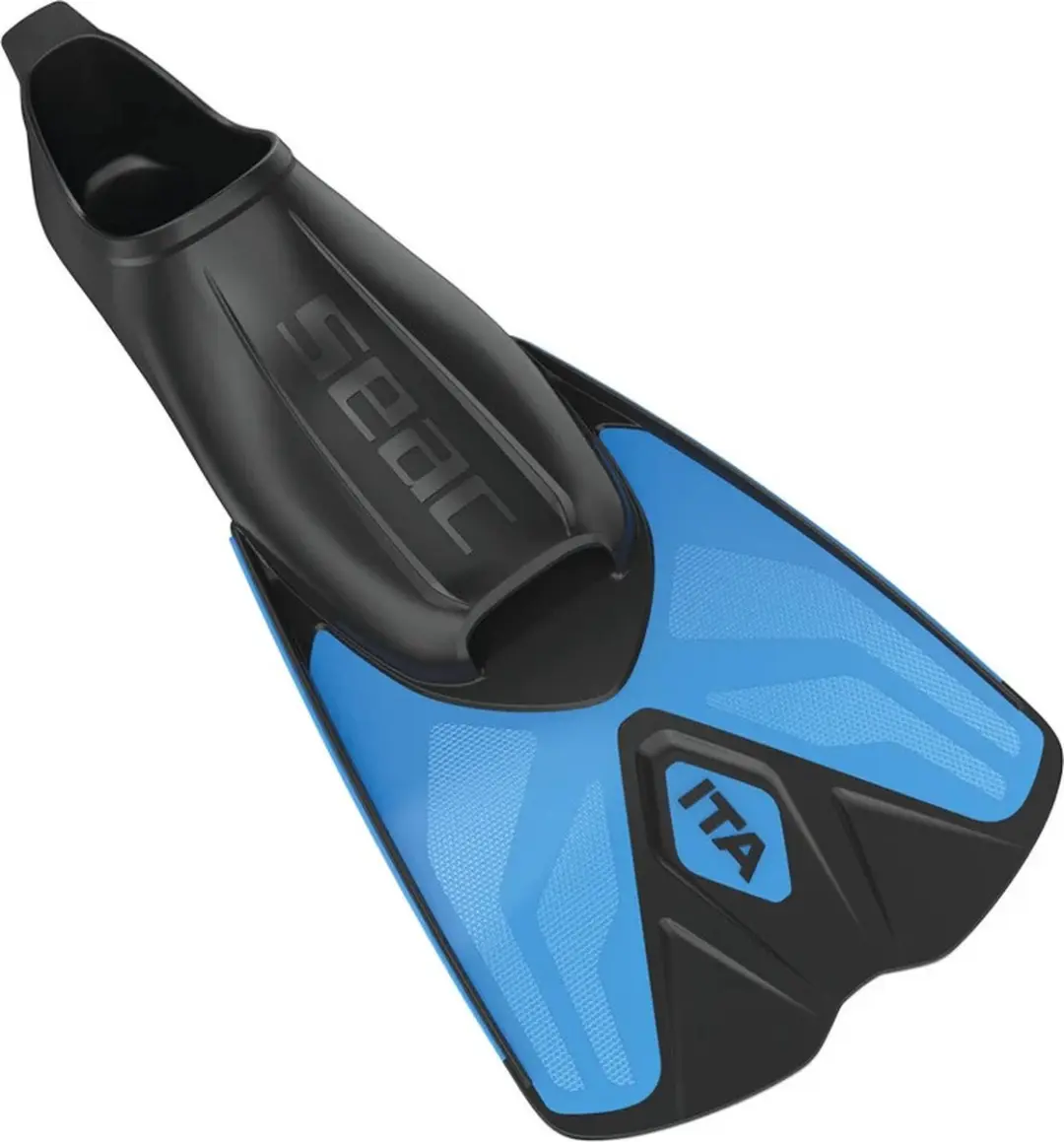 Seac Ita Vinnen Zwemvliezen voor Snorkelen Gesloten Hiel 36/37 Blauw