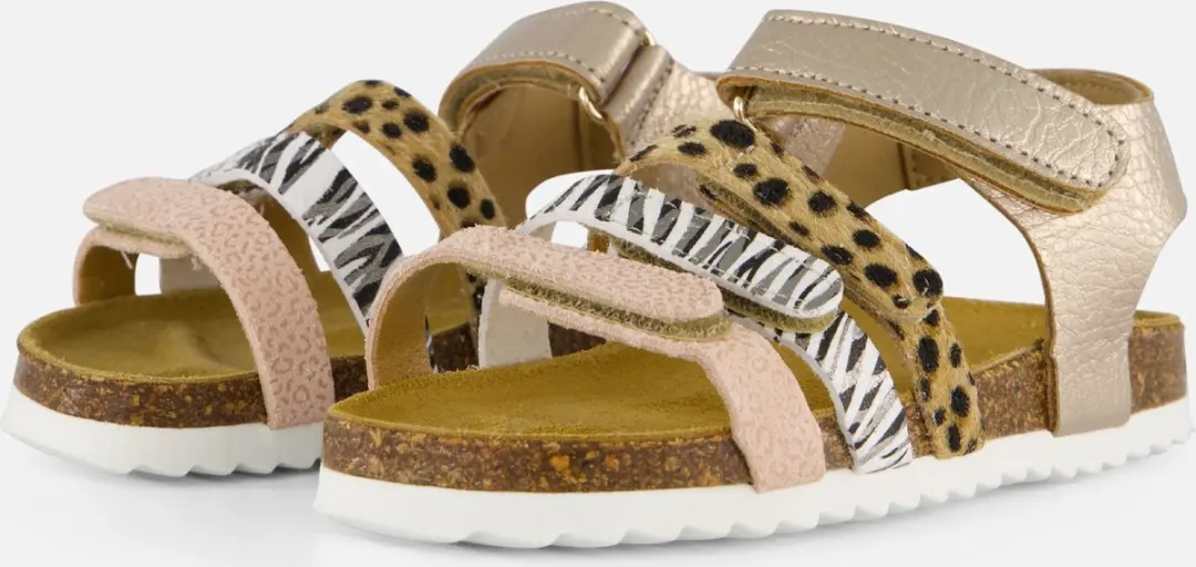 Develab Sandalen goud Leer - Maat 27