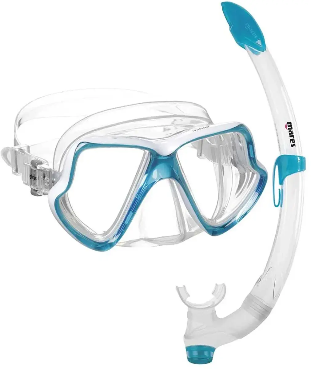Mares Wahoo Aqua snorkelset - afbeelding 3 van 6