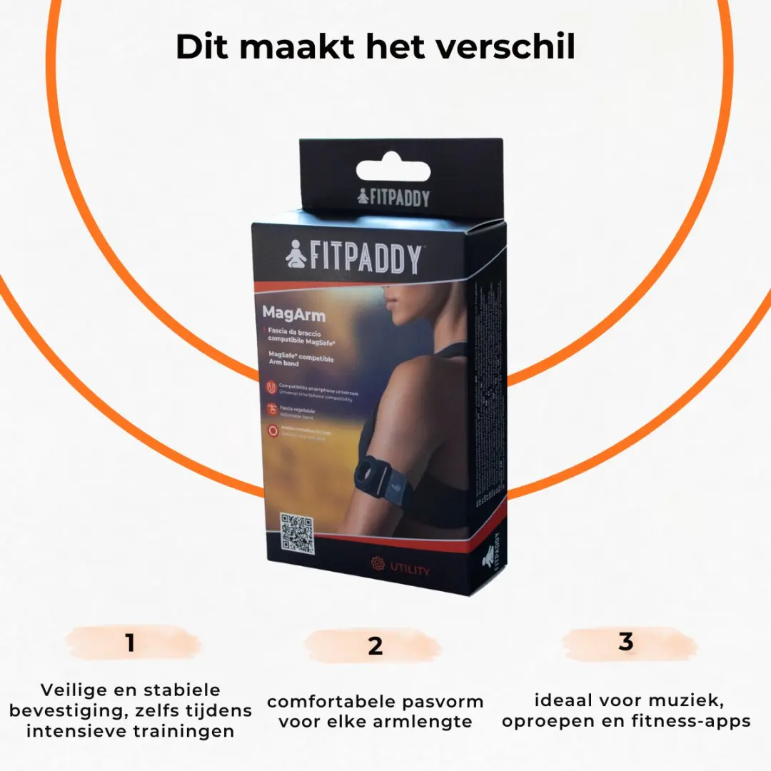 Fitpaddy MagSafe Telefoonhouder Zwart - afbeelding 4 van 5