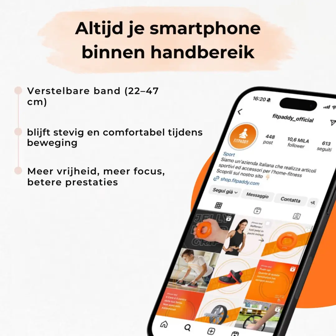Fitpaddy MagSafe Telefoonhouder Zwart - afbeelding 2 van 5
