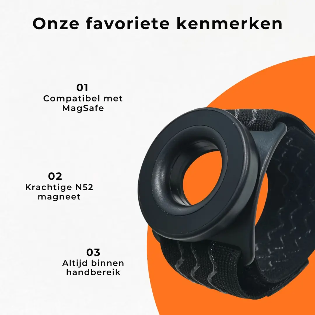 Fitpaddy MagSafe Telefoonhouder Zwart - afbeelding 3 van 5