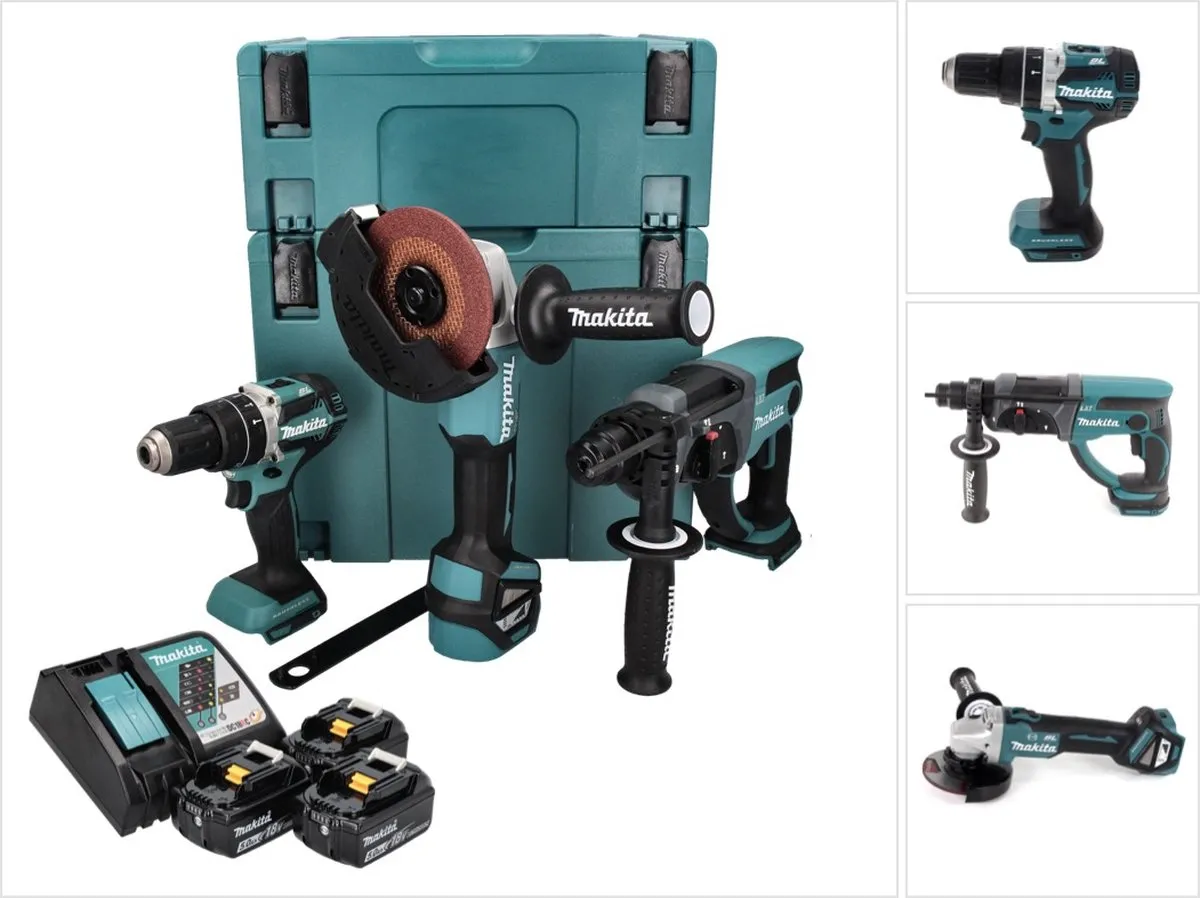 Makita DLX3093TJ 18V LXT 3-delige set