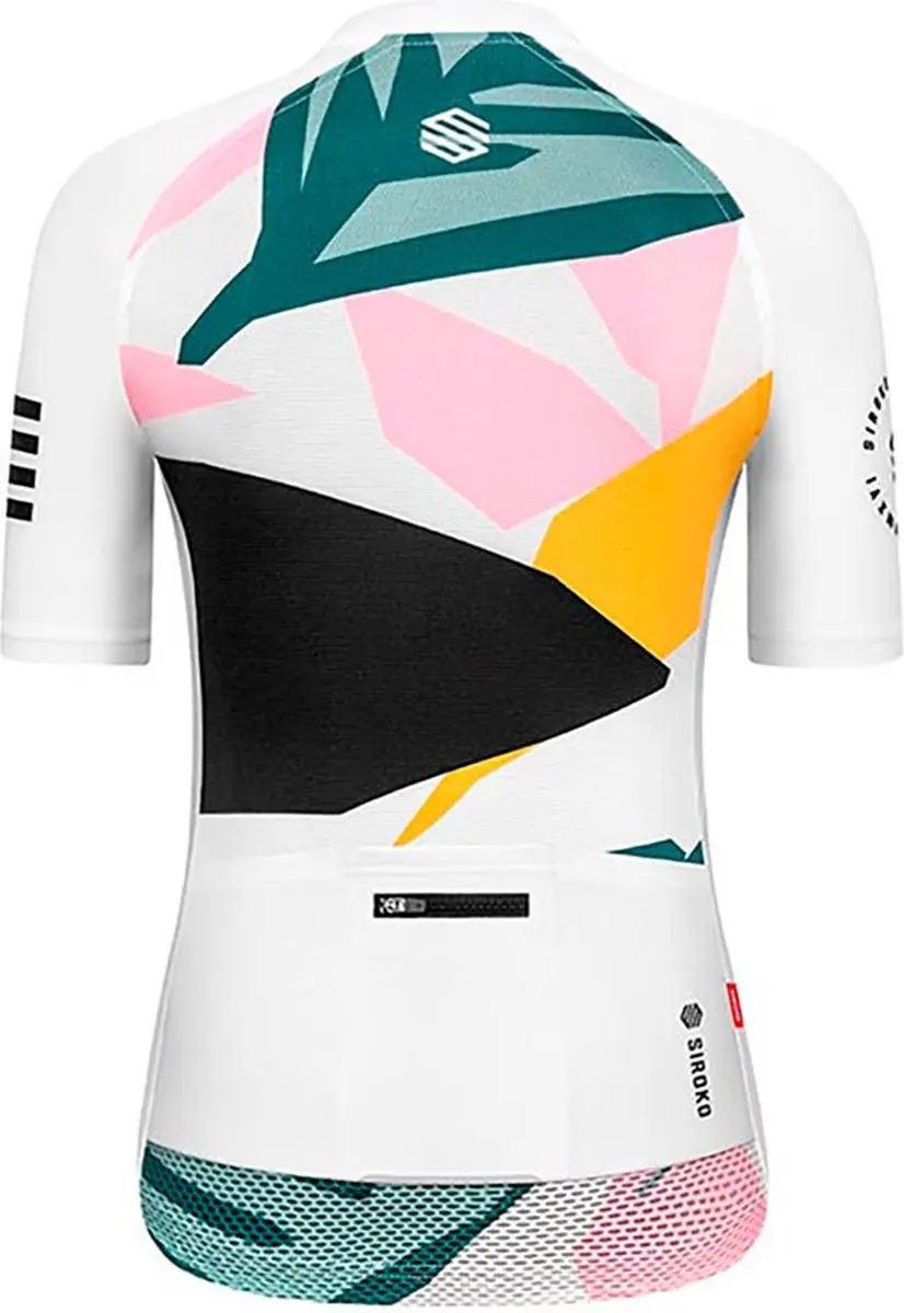 SIROKO M2 Pinerolo wielertrui korte mouw Wit XL - afbeelding 2 van 6