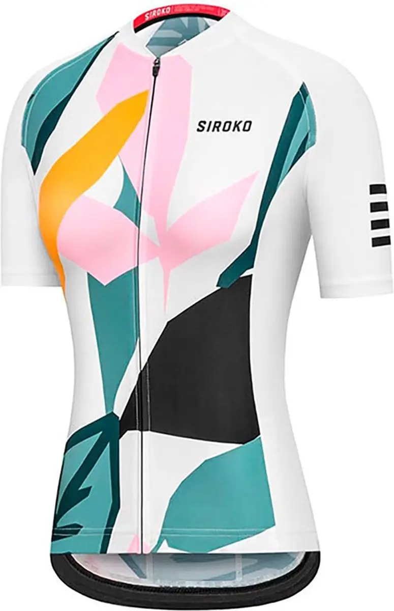 SIROKO M2 Pinerolo wielertrui korte mouw Wit XL - afbeelding 4 van 6