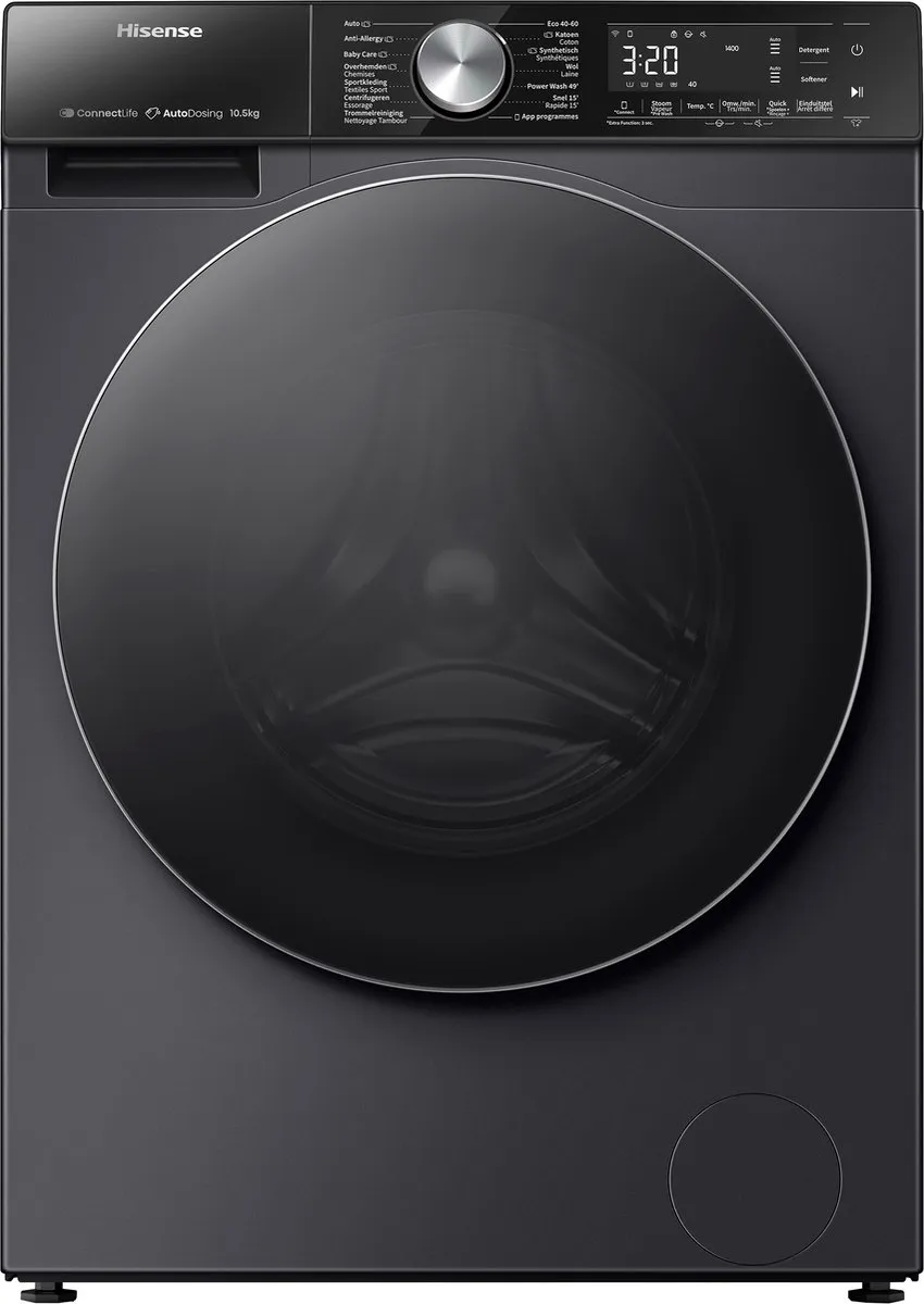 Hisense 5S WF5S1045BB Wasmachine 10,5kg