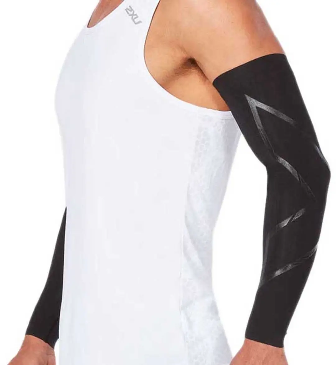 2XU Force Compression Armwarmers Heren - Zwart L - afbeelding 2 van 5