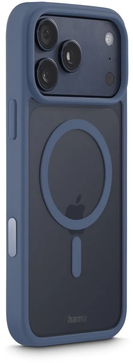 Hama Hoesje iPhone 17 Pro Max Frame Protect - Blauw - 00232419
