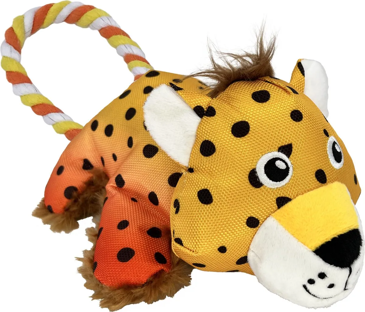 KONG Cozie Tuggz Cheetah Hondenspeelgoed