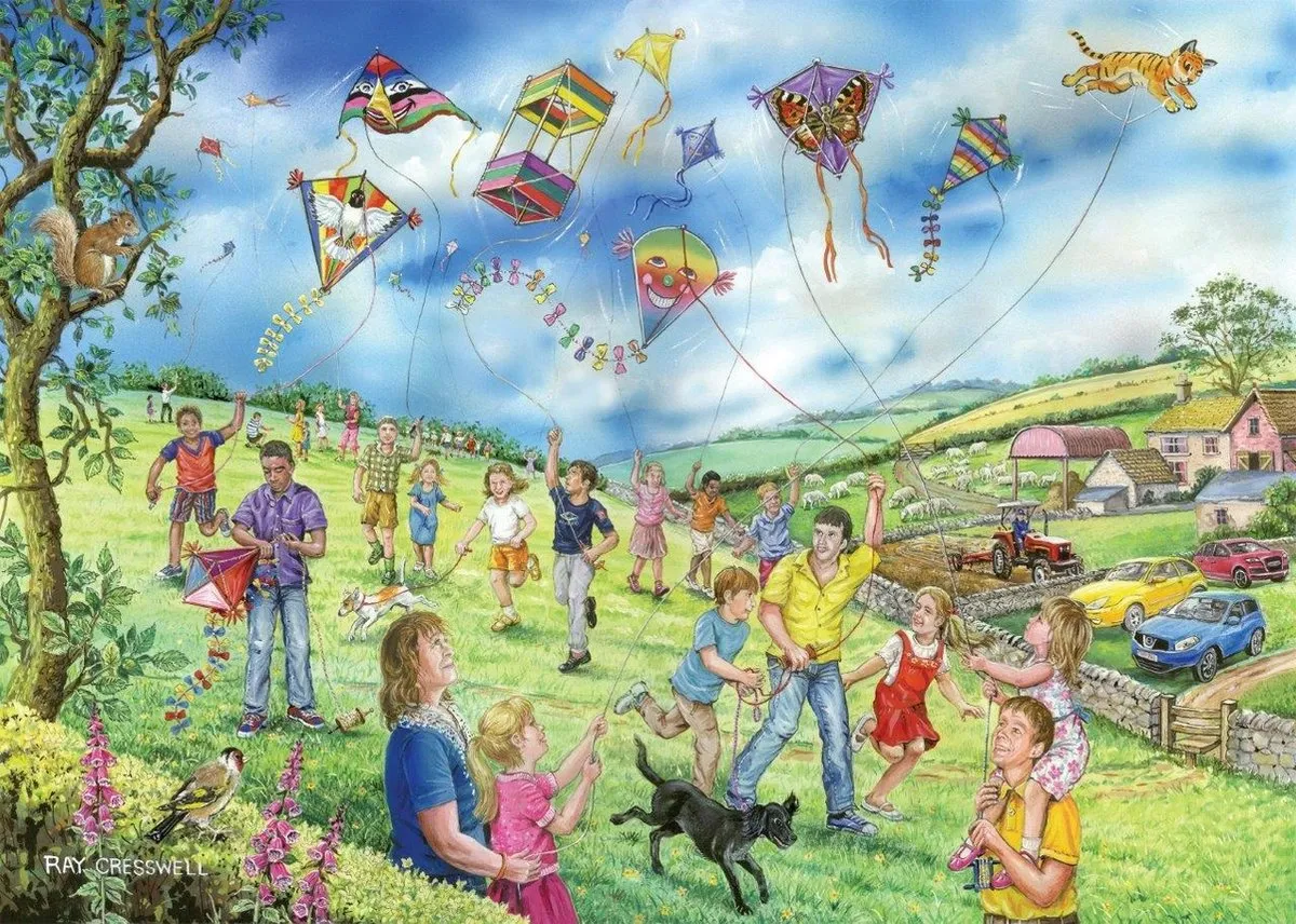 House of Puzzles Let's Go Fly A Kite Puzzel