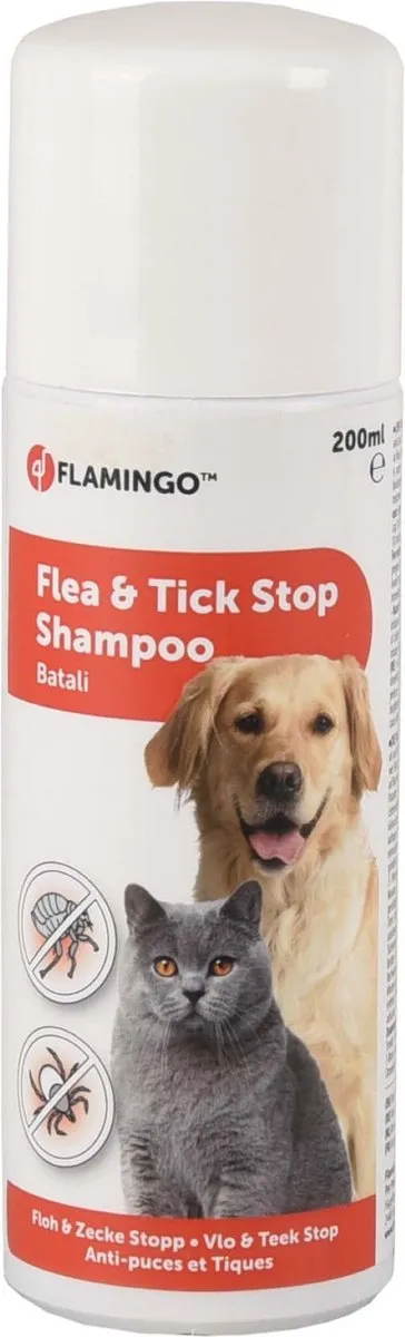 Flamingo Batali Vlo & Teek Stop Hondenshampoo 200ml