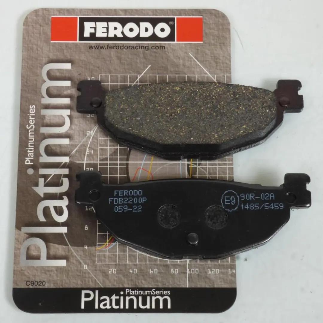 Plaquette de frein Ferodo pour Scooter Yamaha 400 Majesty 2009 à 2011 SH056/SH0