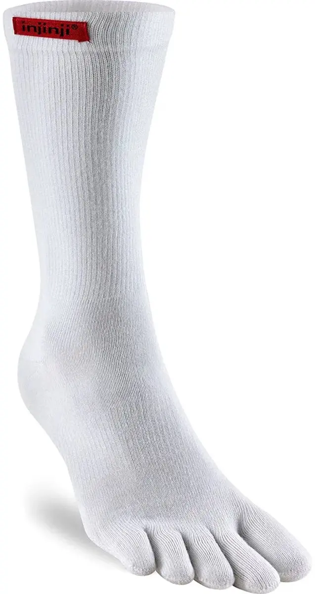 Injinji Sport Original Weight Crew Teensokken - Wit - afbeelding 2 van 5
