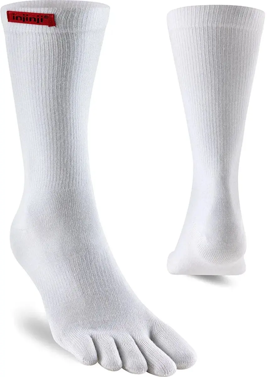 Injinji Sport Original Weight Crew Teensokken - Wit - afbeelding 4 van 5