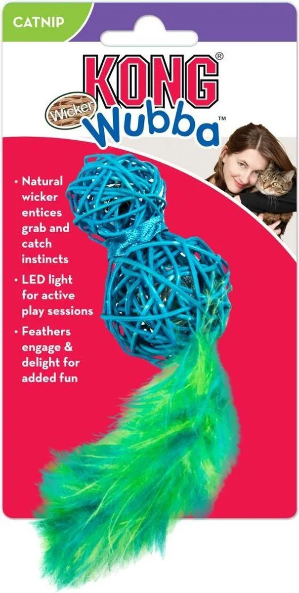 KONG Kat Wubba - One Size - Multi - afbeelding 6 van 6