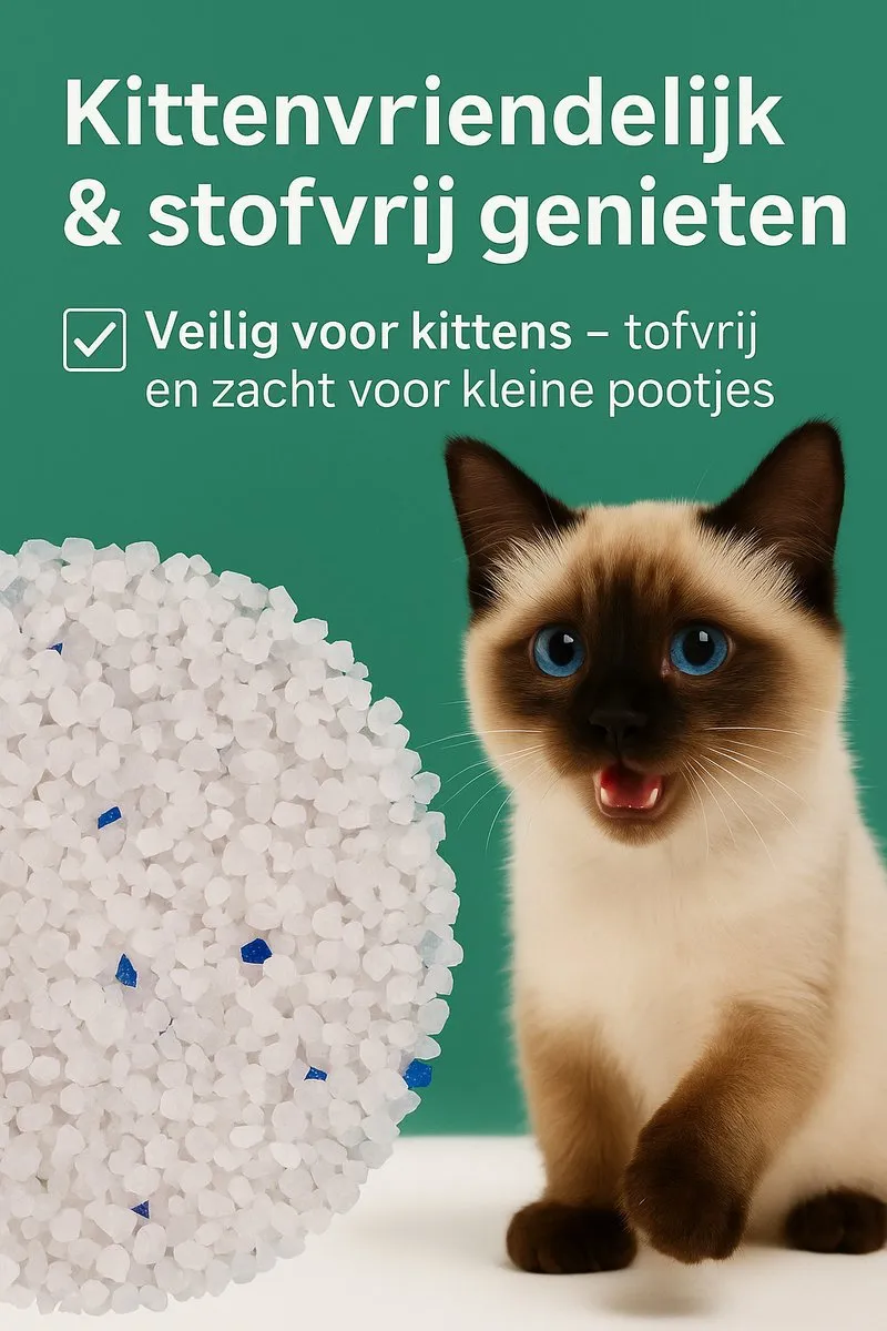 Flamingo Silica Kattenbakvulling 16L - Geurloos & Stofvrij