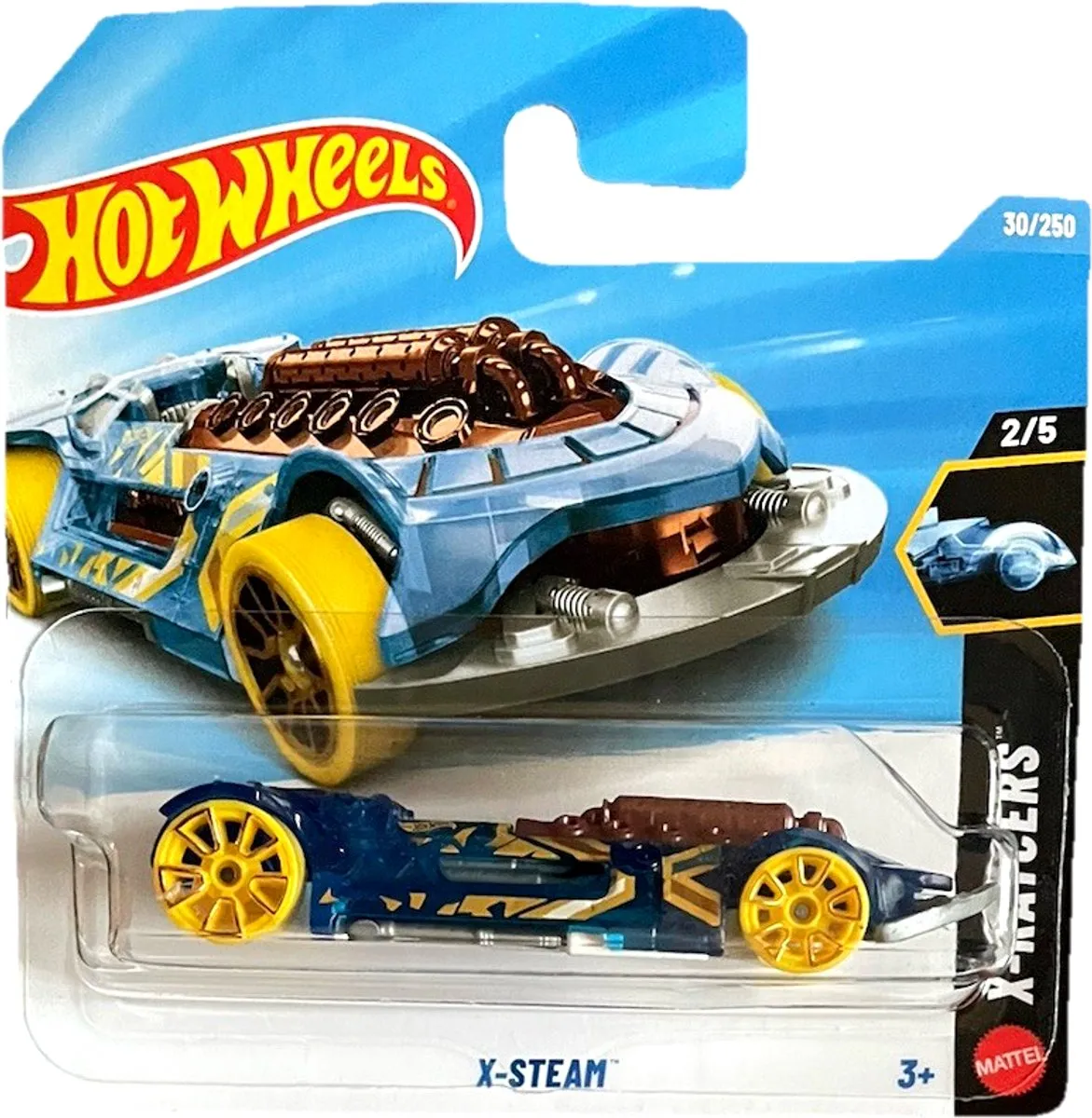 Hot Wheels X-Steam Racers HW X-Racers 2/5 1:64