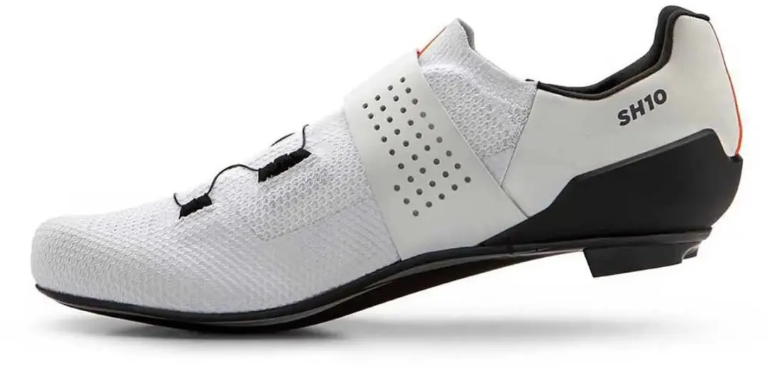 DMT SH10 Racefietsschoenen - 44 - Wit/Zwart - afbeelding 4 van 6