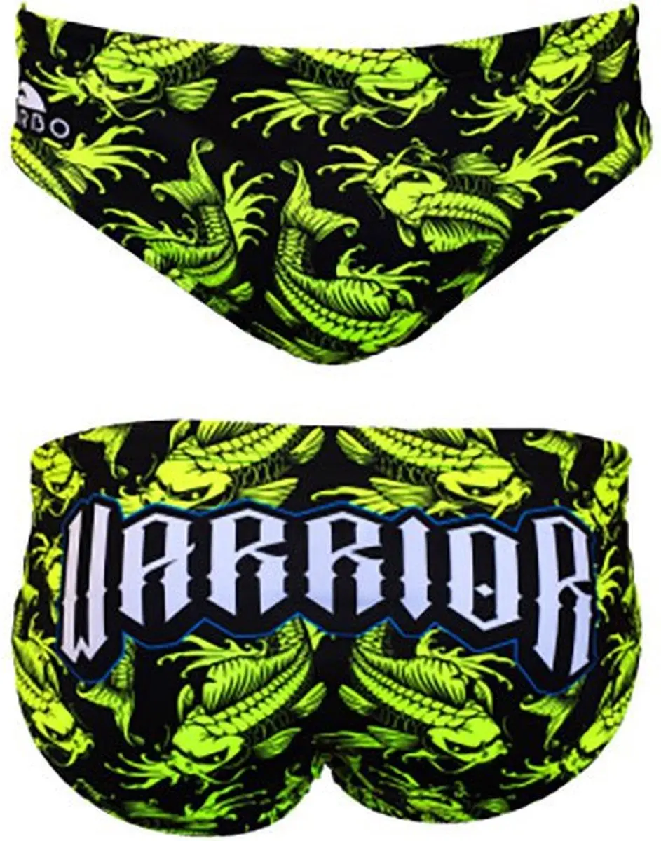 Turbo Carpa Warrior Zwemslip Groen,Zwart 5XL Man