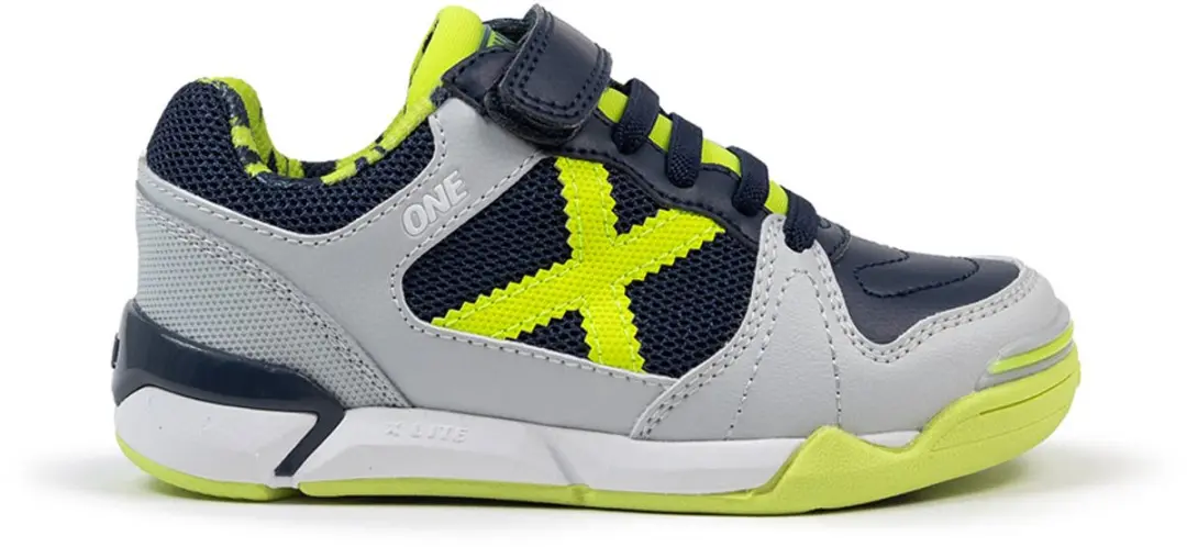 Munich One Velcro 76 Zaalschoenen Grijs EU 31 Kinderen