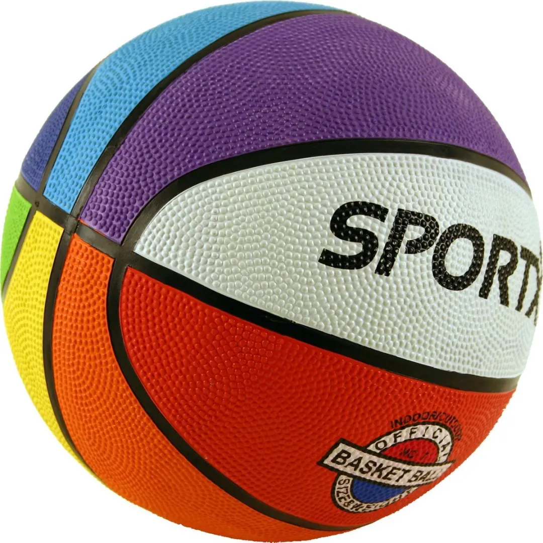 SportX Basketbal 24cm - Paars - afbeelding 4 van 5