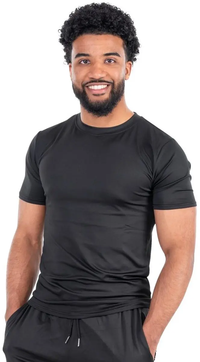 Pure2Improve Sportshirt Heren P2I420320 - Maat L - Zwart - afbeelding 3 van 4