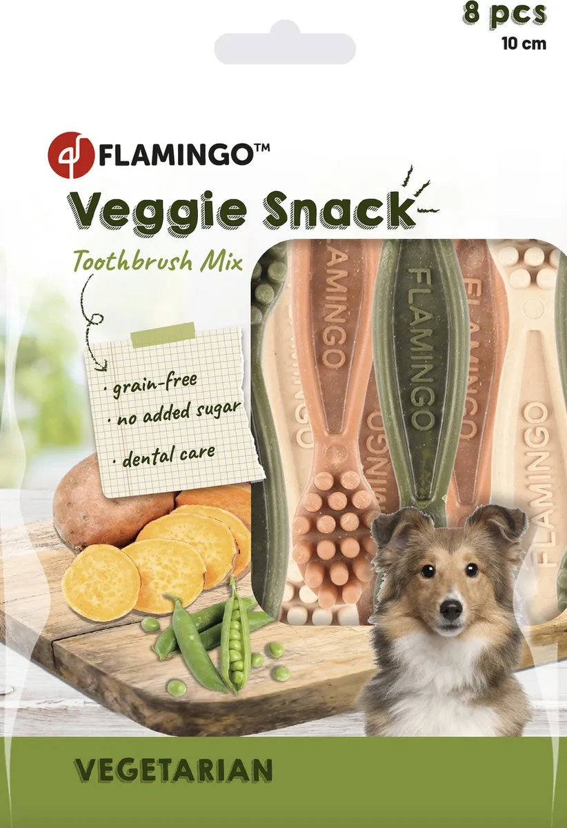 Flamingo Veggie Snack Honden 160g