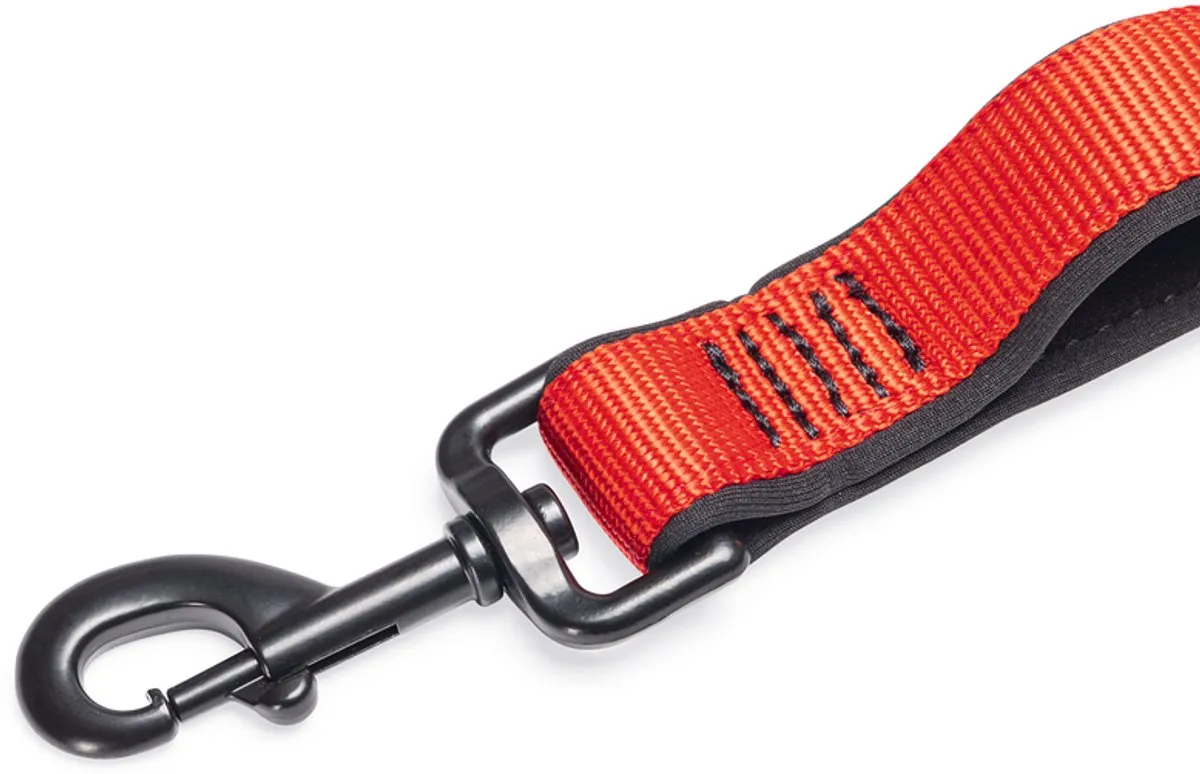 Beeztees Parinca Premium Elastische Hondenriem - Rood 180cm