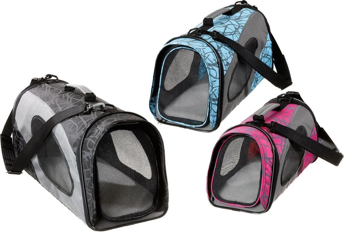 Flamingo Finchley Draagtas Honden/Katten - Blauw L 54x27x30cm - afbeelding 6 van 6